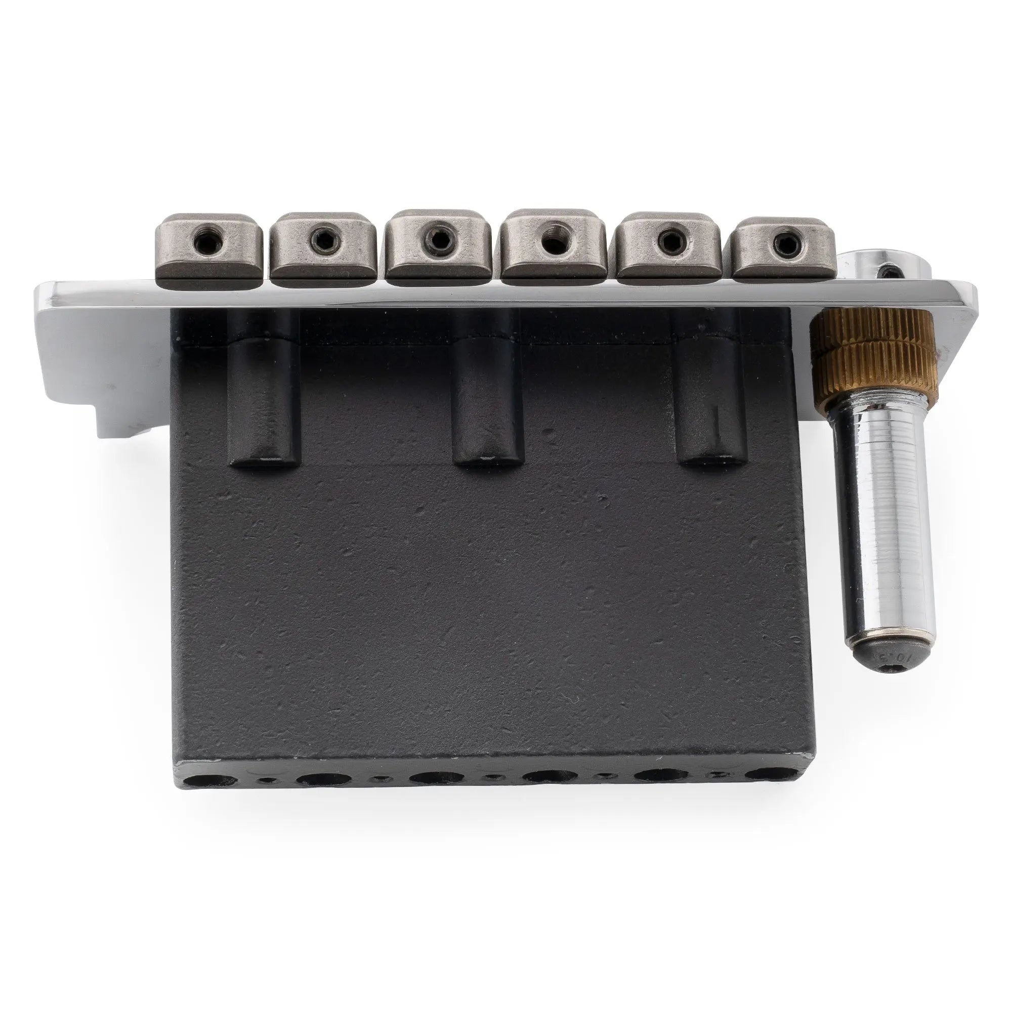 Wilkinson WVS50IIK 52.5mm(2-1/16 inch) 2-Point Stainless Steel Saddles Tremolo Bridge with Full Steel Block for USA/Mexico/Japan/Korea Strat Electric Guitar Wilkinson