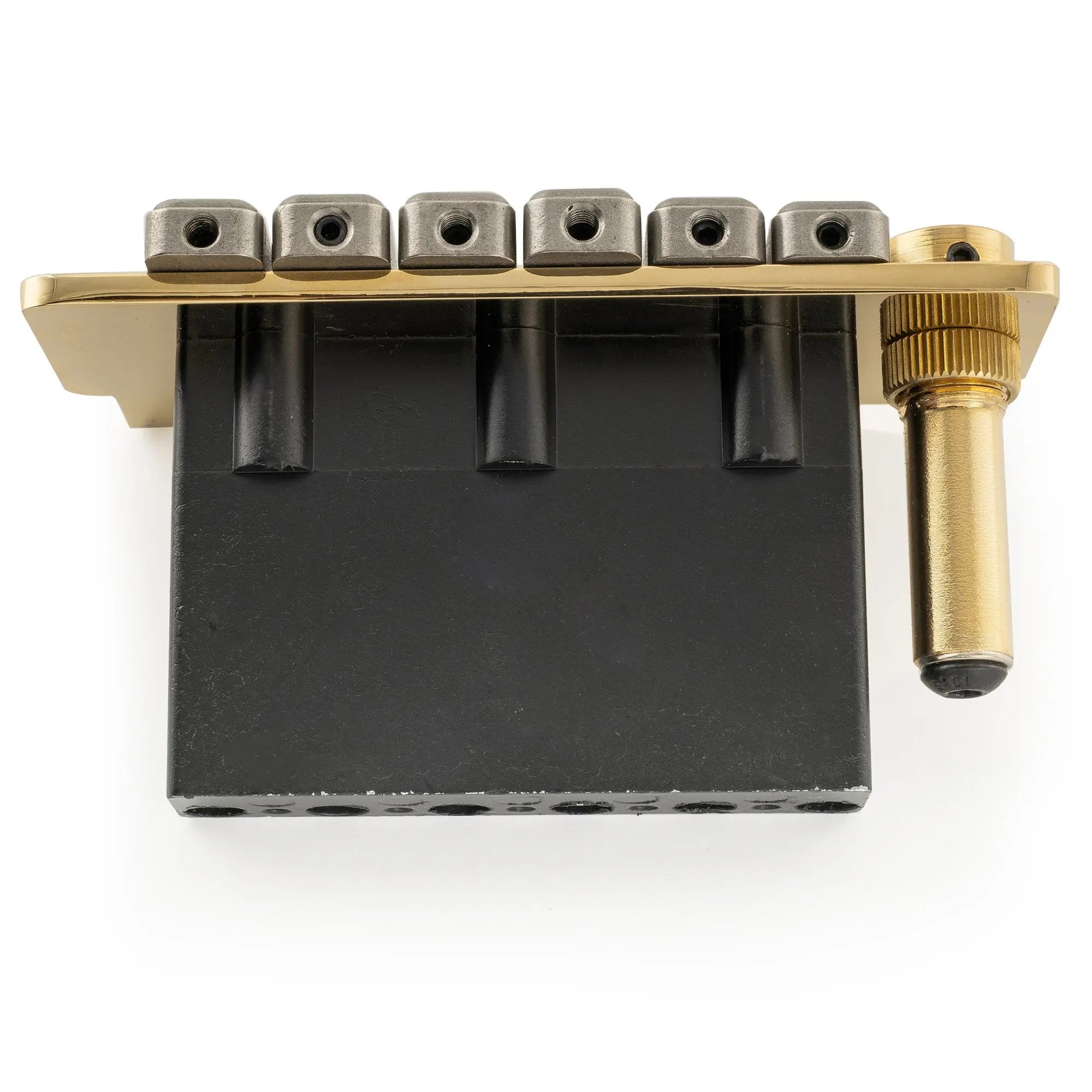 Wilkinson WVS50IIK 52.5mm(2-1/16 inch) 2-Point Stainless Steel Saddles Tremolo Bridge with Full Steel Block for USA/Mexico/Japan/Korea Strat Electric Guitar Wilkinson
