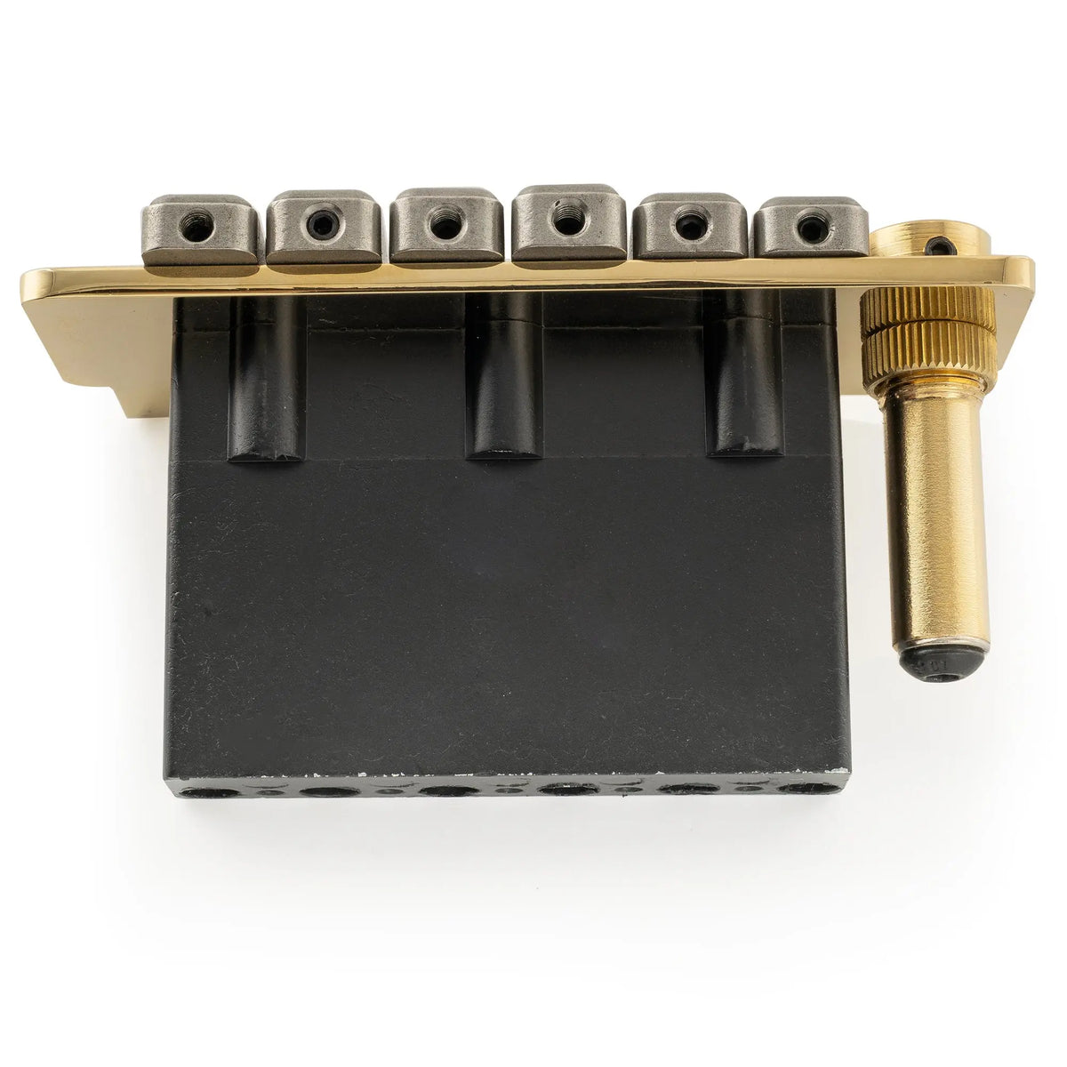 Wilkinson WVS50IIK 52.5mm(2-1/16 inch) 2-Point Stainless Steel Saddles Tremolo Bridge with Full Steel Block for USA/Mexico/Japan/Korea Strat Electric Guitar Wilkinson