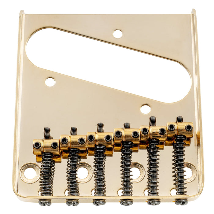 Musiclily Pro 54mm Spaziatura delle corde 6 Staffe Porta-Ceneri Ponte per Chitarra Elettrica Stile Tele 