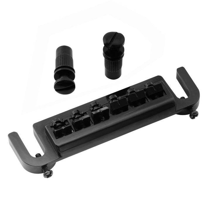 Part of musiclily pro 52 5mm adjustable wraparound bridge tailpiece for epiphone lp junior style guitar mx1843p