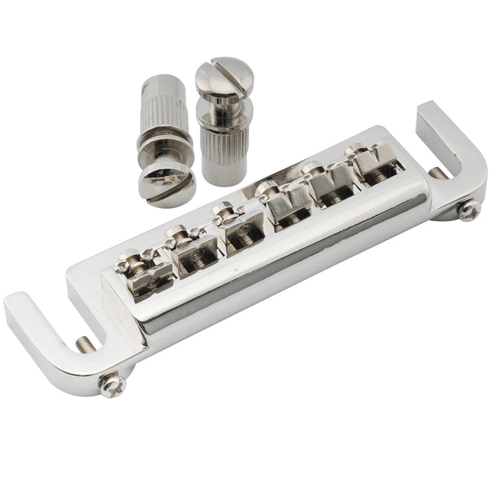 Musiclily Pro 52.5mm Adjustable Wraparound Bridge Tailpiece for Epiphone LP Junior Style Guitar