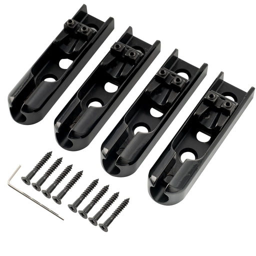 musiclily pro individual bass bridge single string lock down bass bridge for 4 string electric bass mx1844 2mx3136 2p