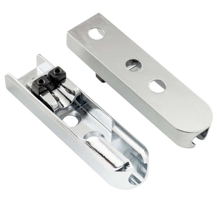 musiclily pro individual bass bridge single string lock down bass bridge for 4 string electric bass mx1844 2mx3136 2p, gold