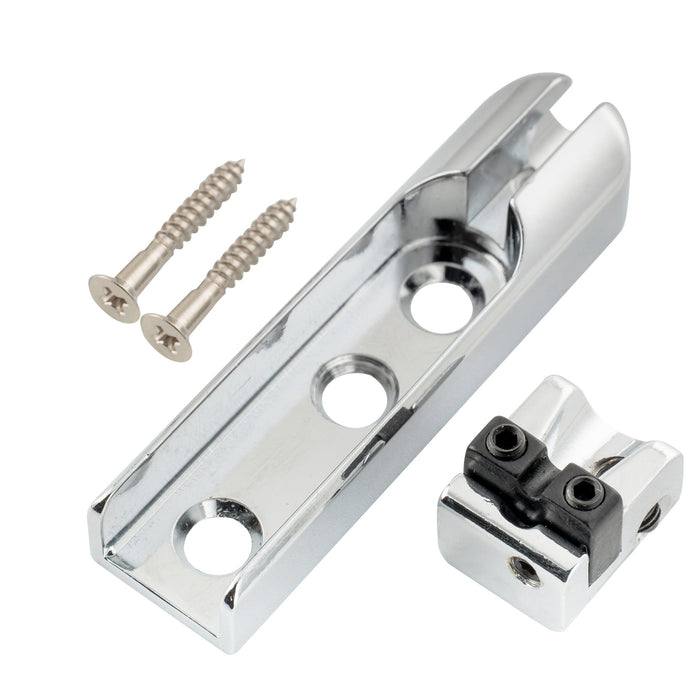 Puente de bajo Musiclily Pro Individual Bass Bridge con bloqueo de una sola cuerda para bajos eléctricos de 4 cuerdas