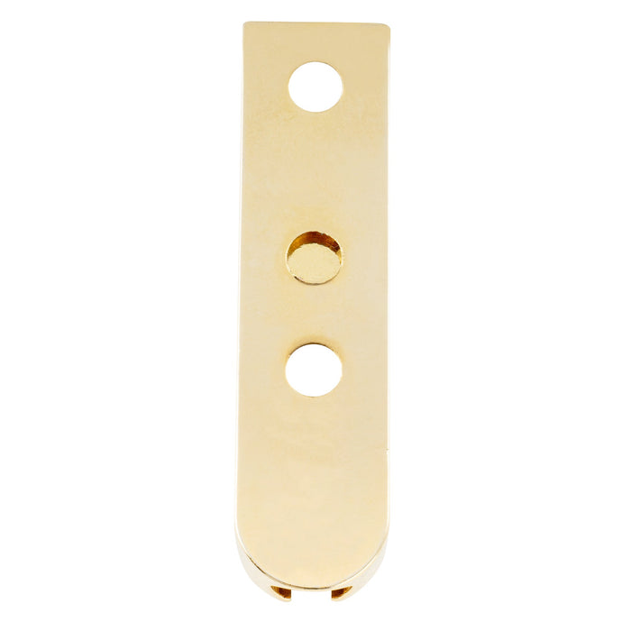 Musiclily Pro 1弦/2弦 幅15.5mm 個々のシングルロック式ベースブリッジ 4弦bassエレキベース用 ブラック