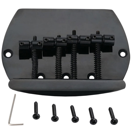 musiclily pro 57mm2 1 4 inch dual load 4 string bass bridge for music man style bass mx1845p