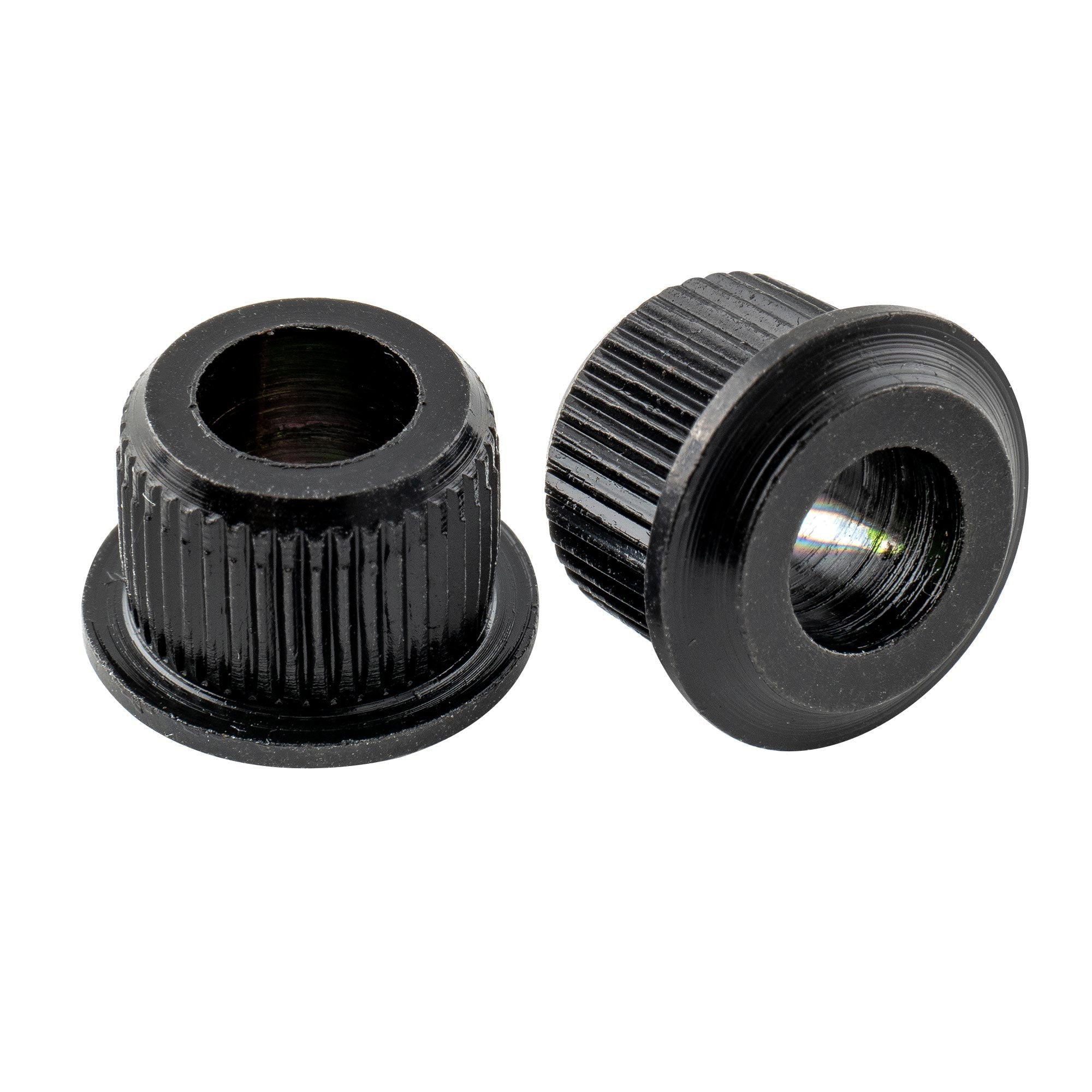 Musiclily Pro Steel - Casquillos de conversión para afinador de guitarra vintage/moderno de 6 mm a 10 mm, clavijas de afinación, adaptadores y casquillos (juego de 6)