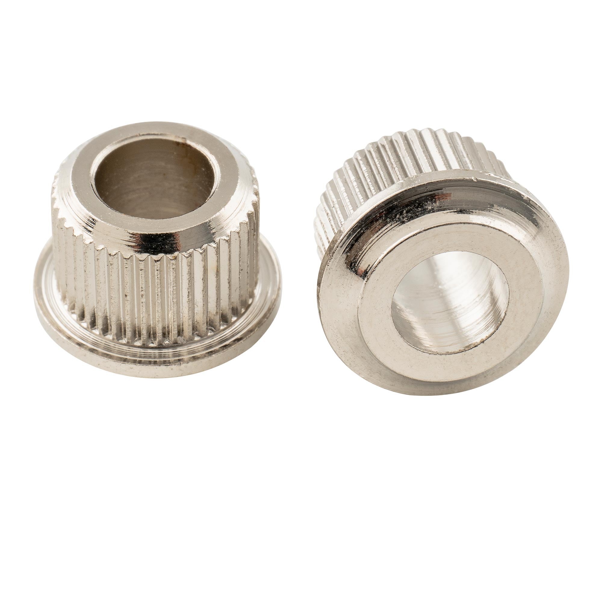 Musiclily Pro Steel - Casquillos de conversión para afinador de guitarra vintage/moderno de 6 mm a 10 mm, clavijas de afinación, adaptadores y casquillos (juego de 6)