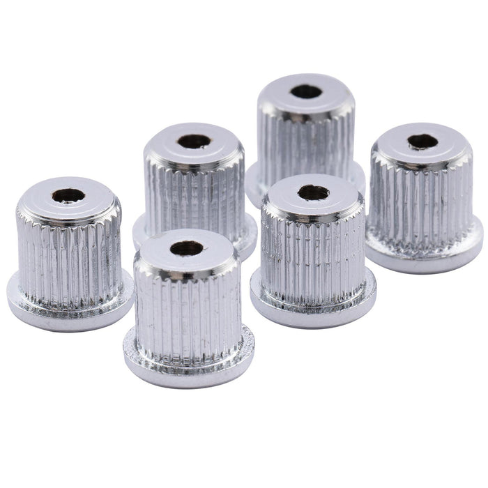 Musiclily Proスチールビッグリップスタイルギター弦通しボディ弦フェルール for テレキャスター／ハードテイルストラトスタイルエレキギター