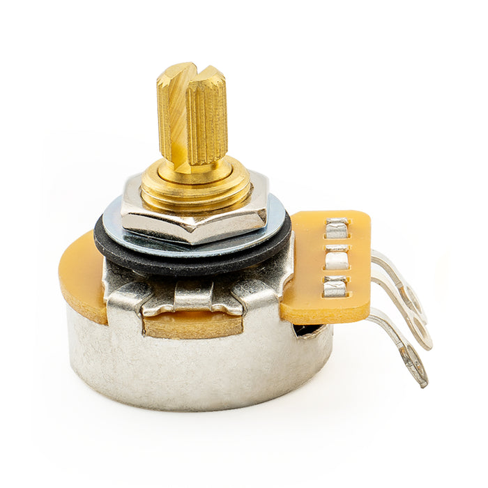 Großhandel-CTS 450G A250K Poti Messing kurzer Splitschaft 1/4 Zoll 10% Audio-Taper-Potentiometer für E-Gitarre Bass