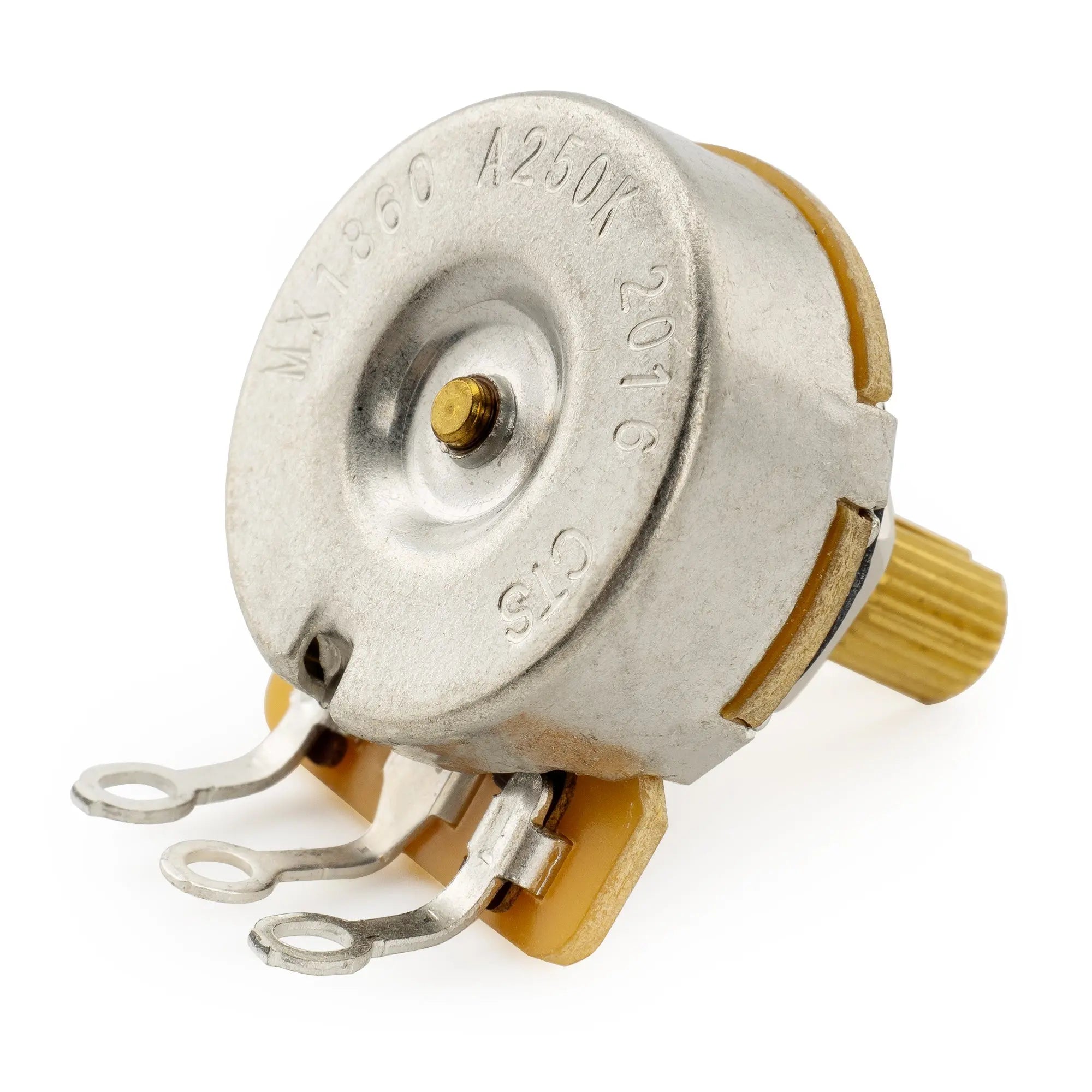 Part of cts 450g a250k pot brass short split shaft 1 4 inch 10 audio taper potentiometer for electric guitar bass mx1860