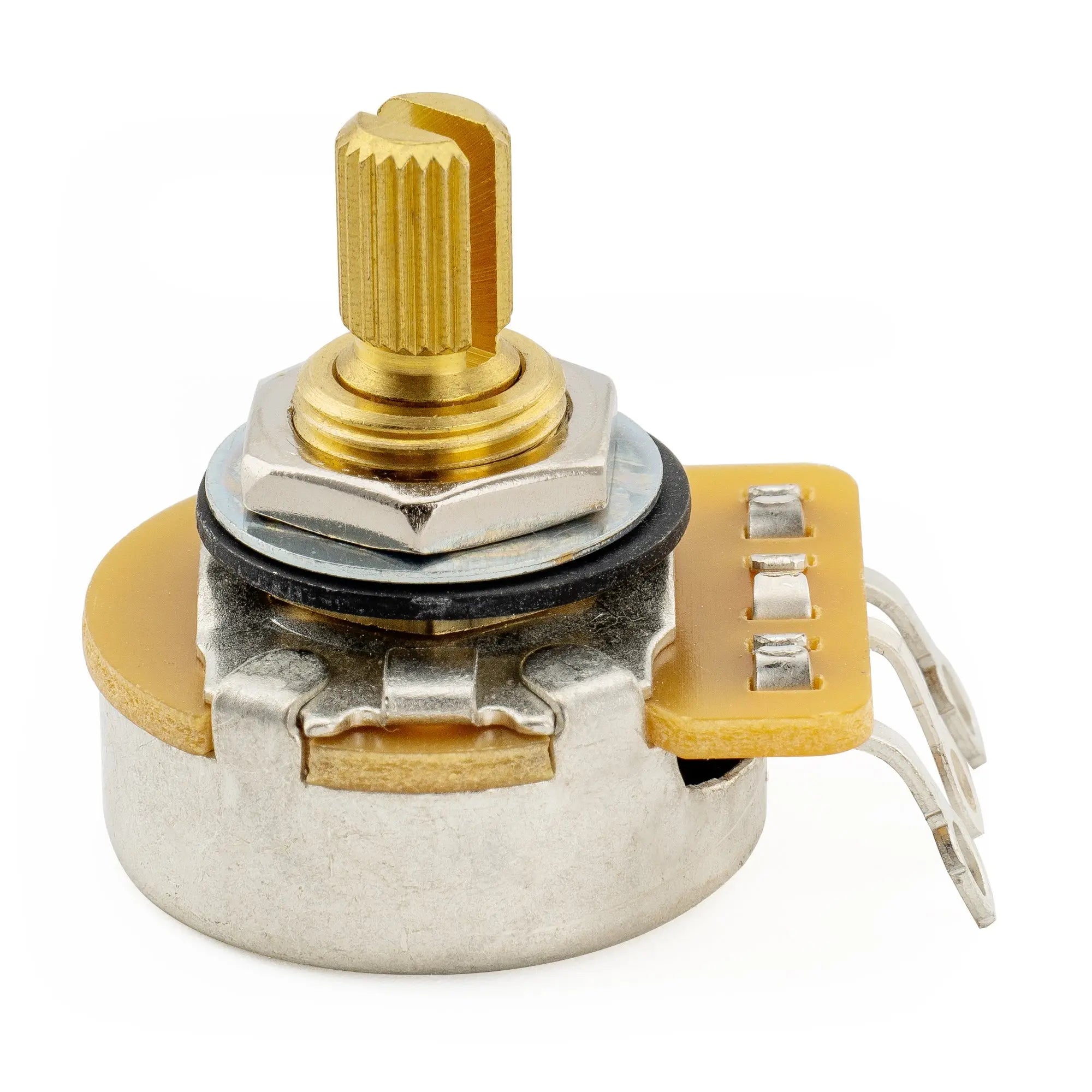 cts 450g a250k pot brass short split shaft 1 4 inch 10 audio taper potentiometer for electric guitar bass mx1860 details