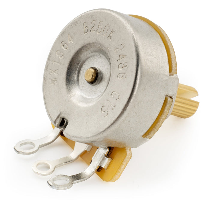 Part of cts 450g b250k pot brass short split shaft 1 4 inch 10 linear taper potentiometer for electric guitar bass mx1864