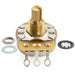 detail of cts 450g b250k pot brass short split shaft 1 4 inch 10 linear taper potentiometer for electric guitar bass mx1864