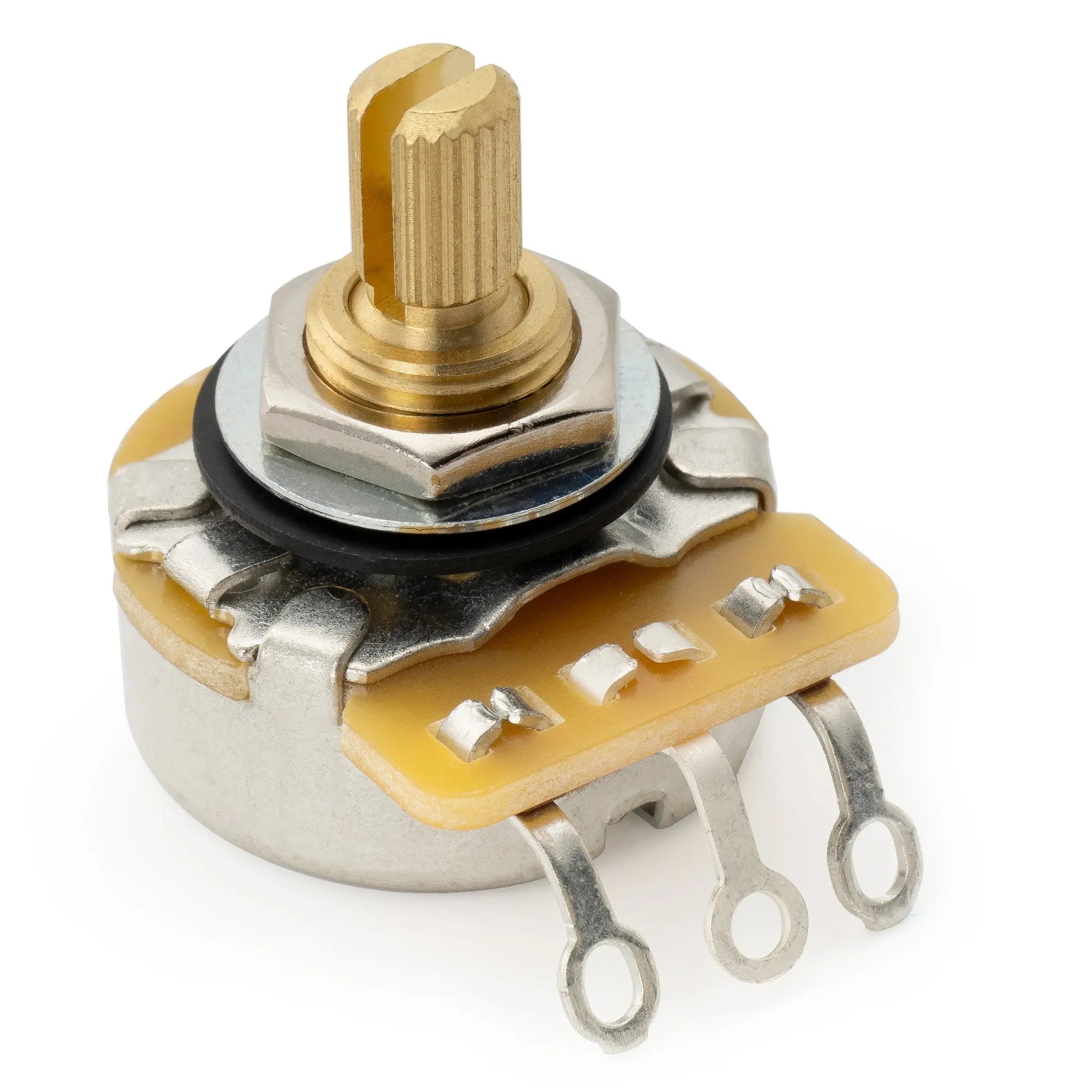 cts 450g b250k pot brass short split shaft 1 4 inch 10 linear taper potentiometer for electric guitar bass mx1864