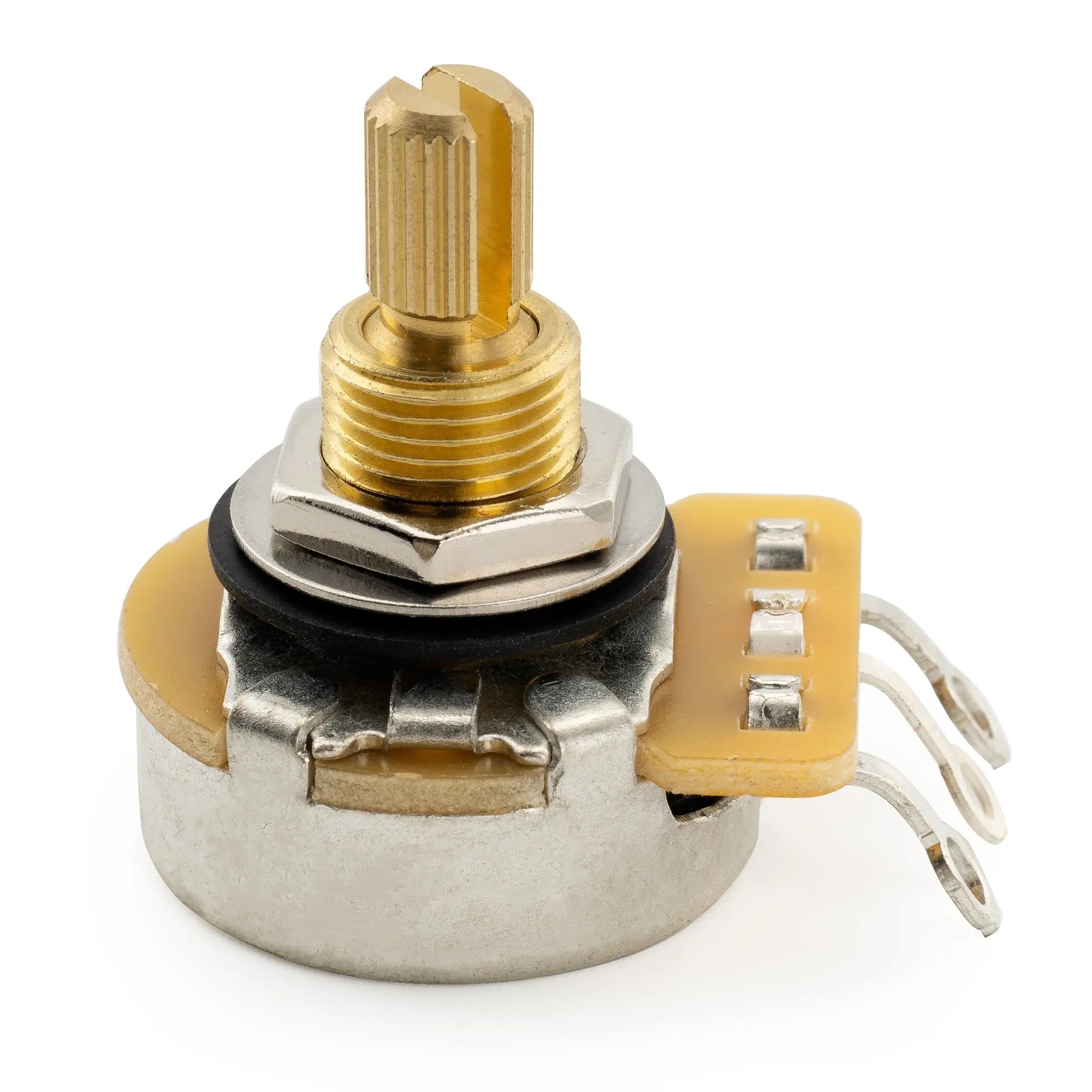 cts 450g a500k pot brass standard split shaft 3 8 inch 10 audio taper potentiometer for electric guitar bass mx1865 details