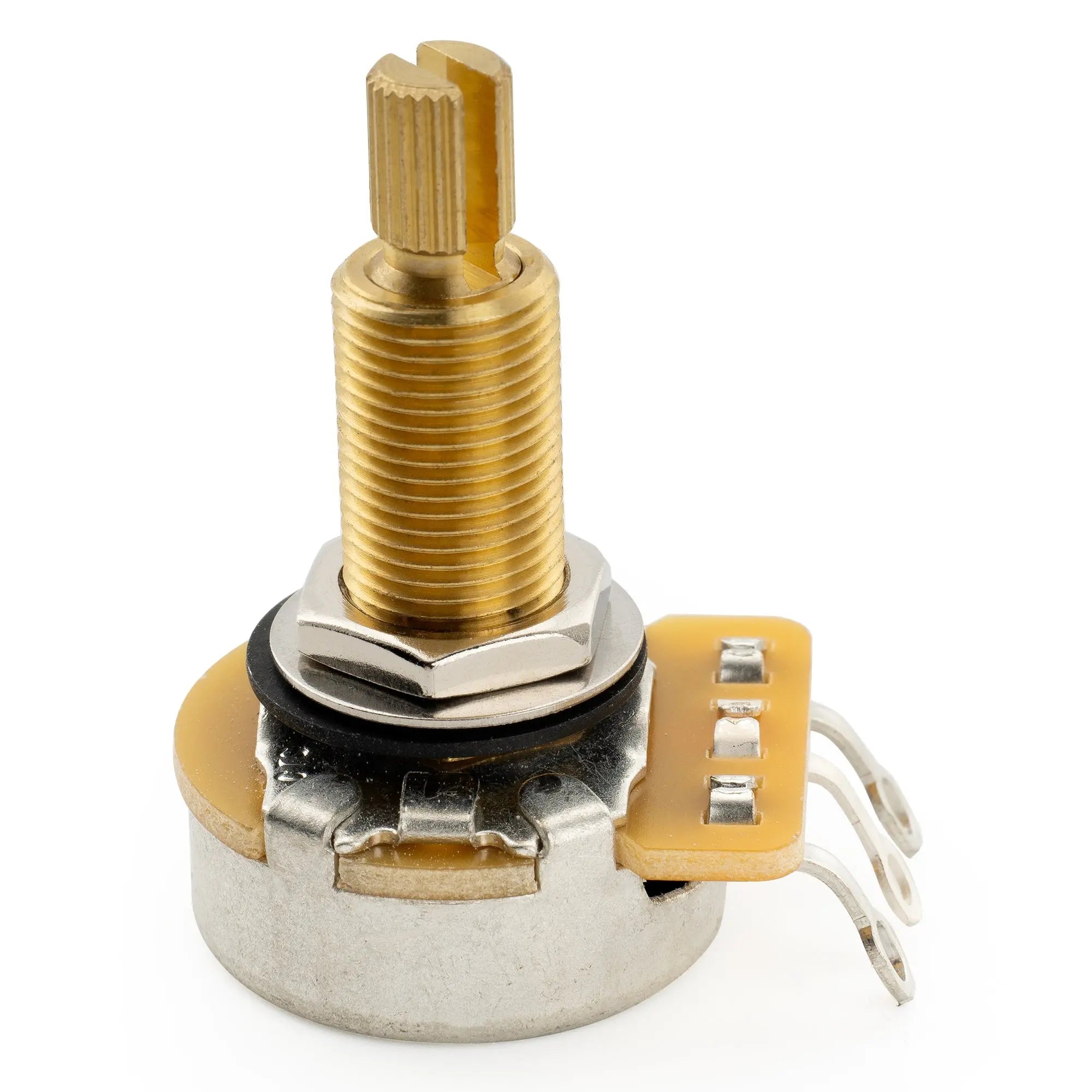 cts 450g a500k pot brass long split shaft 3 4 inch 10 audio taper potentiometer for electric guitar bass mx1867 details