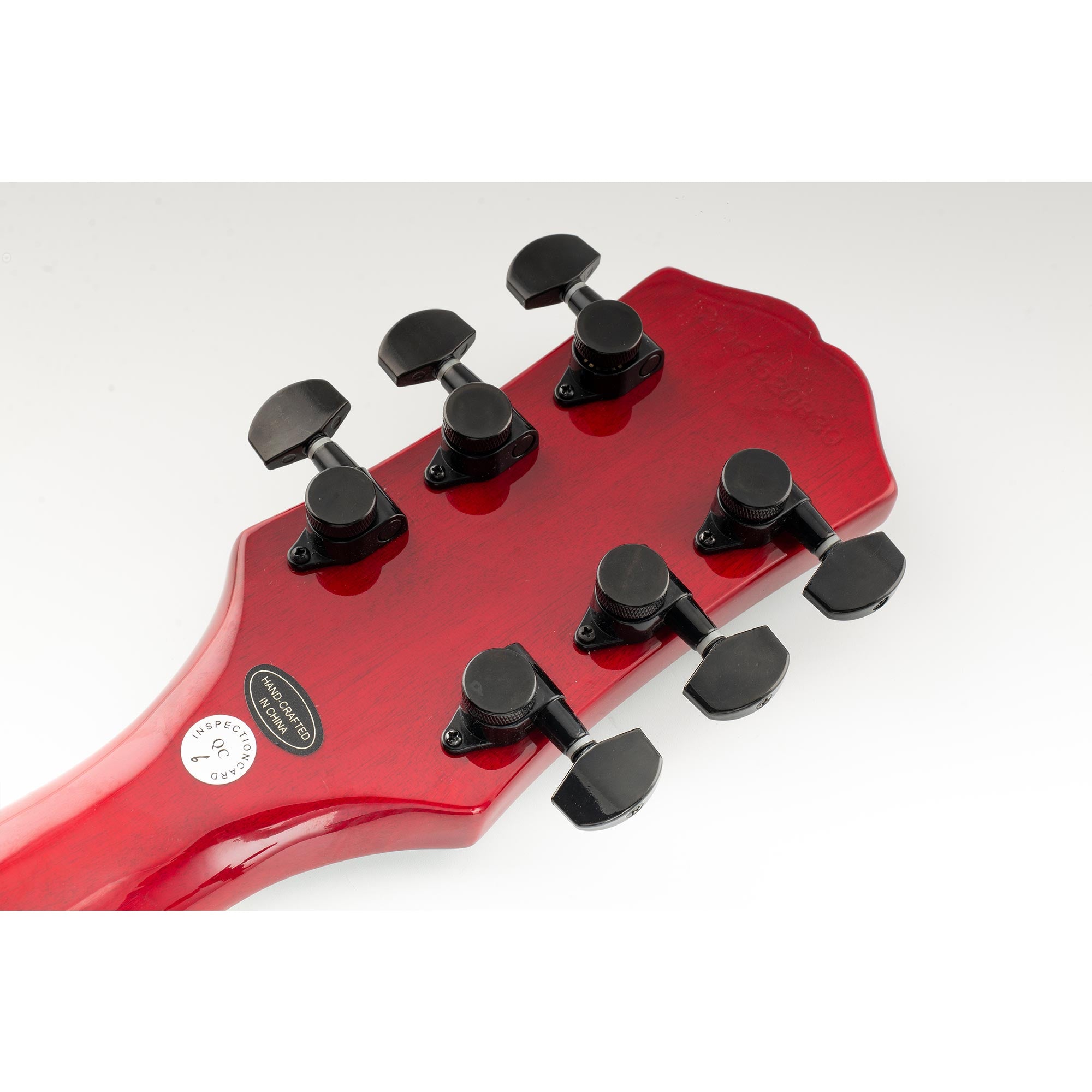 Musiclily Pro R15J-16 3R3L Rapport 15:1 Têtes de machine verrouillables entièrement scellées, mécaniques, clés de réglage avec gros bouton hexagonal, vis à angle droit pour guitare acoustique électrique