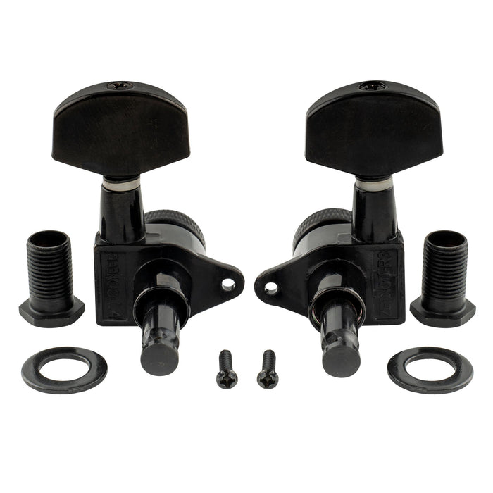 Musiclily Pro 3R3L 15:1 Rapporto Full Sigillati Capotasti Bloccanti Agganci per Accordatura Tasti con Grande Pulsante Esadecagonale Vite a Angolo Retto per Chitarra Acustica Elettrica