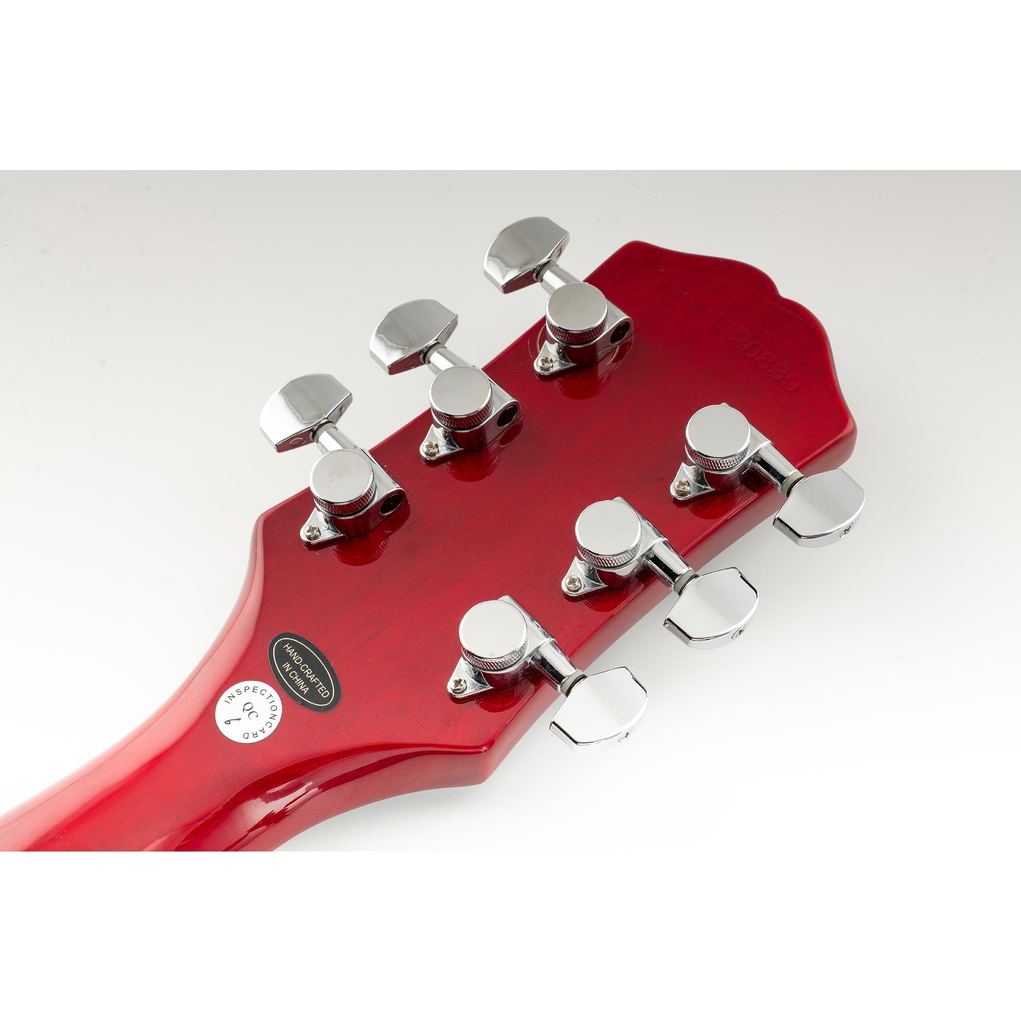 Musiclily Pro R15J-16 3R3L Rapport 15:1 Têtes de machine verrouillables entièrement scellées, mécaniques, clés de réglage avec gros bouton hexagonal, vis à angle droit pour guitare acoustique électrique