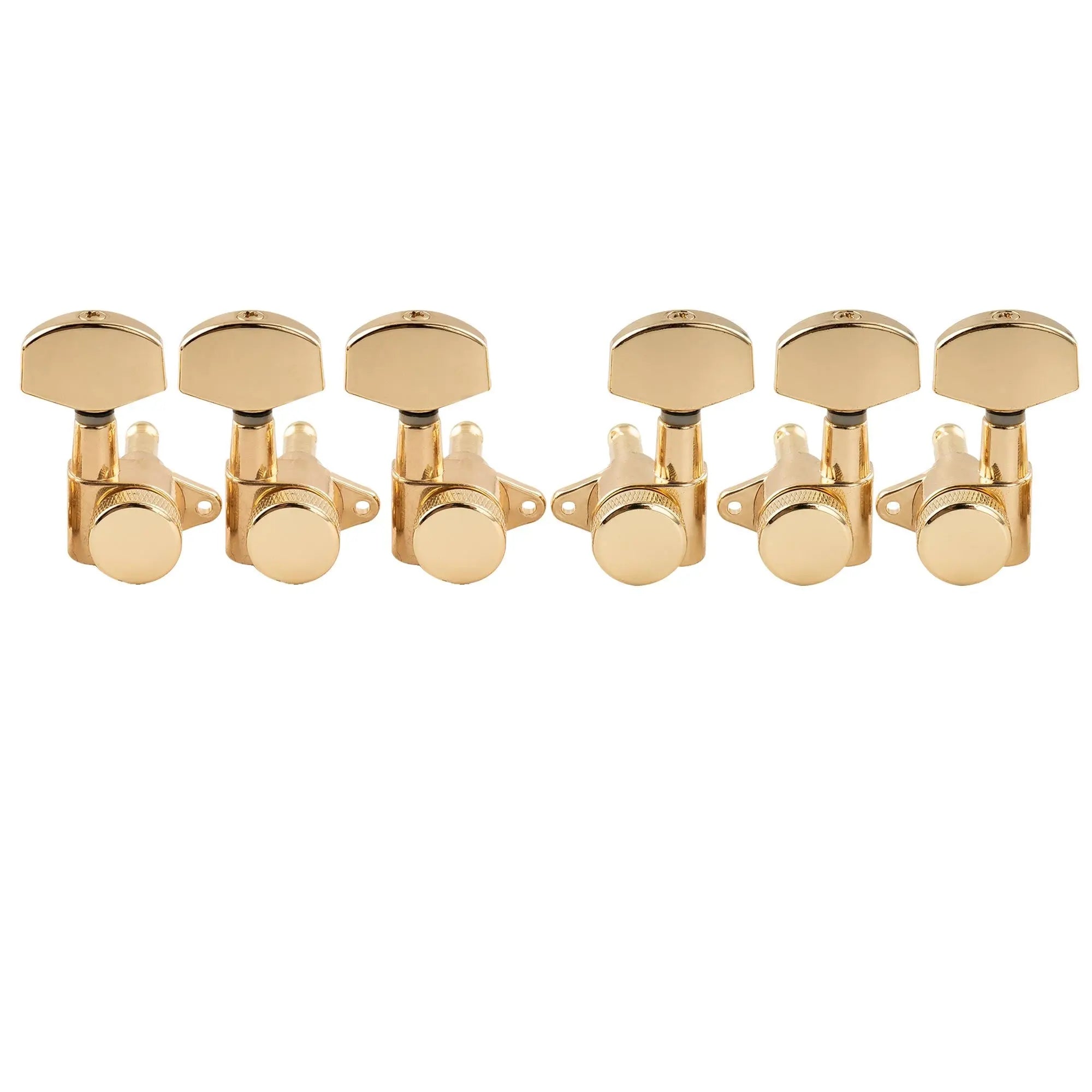 musiclily pro 3r3l 15 1 ratio full sealed locking machine heads tuners tuning pegs keys with big hex button right angle screw for acoustic electric guitar