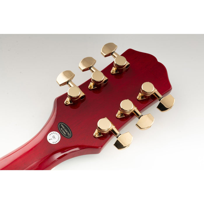 Musiclily Pro Single 15:1 Ratio Full Sealed Locking Machine Head Treble Side Tuner Tuning Peg Key with Big Hex Button Right Angle Screw for Acoustic Electric Guitar