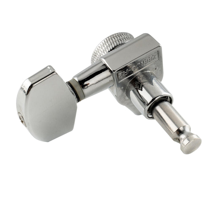 Musiclily Pro R15J Single 15:1 Ratio Full Sealed Locking Machine Head Bass Side Tuner Tuning Peg Key with Big Hex Button Right Angle Screw for Acoustic Electric Guitar