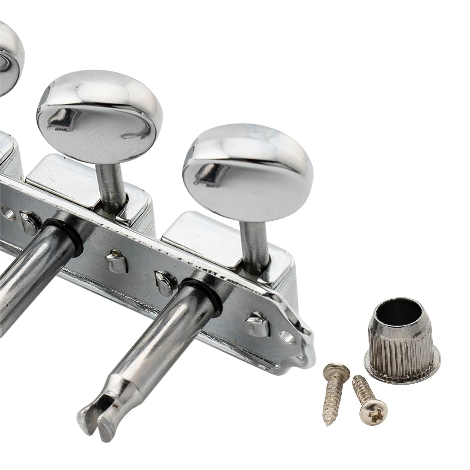 wilkinson deluxe vintage 6 on a strip in line split shaft tuners tuning pegs keys machine heads set for squier fender classic vibe strat tele style guitar mx1882cr details
