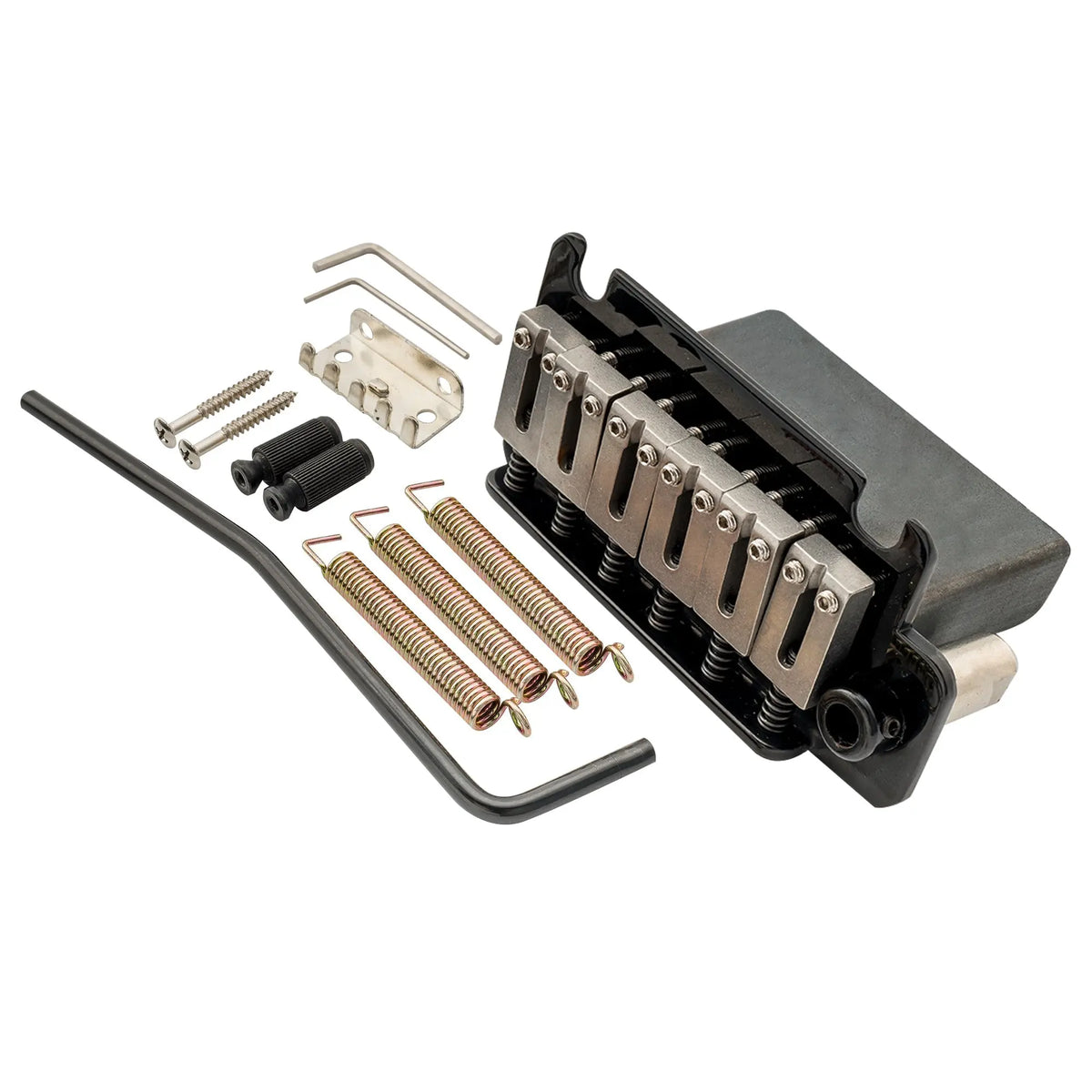 musiclily pro 54mm2 1 8 inch 2 point style guitar tremolo bridge with stainless steel saddles full steel block for japan import strat style electric guitar mx1891p