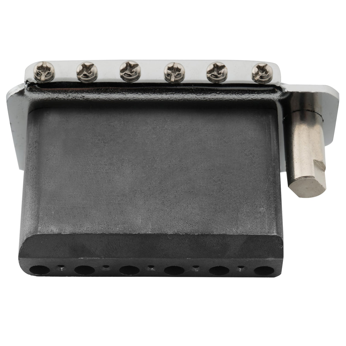 Musiclily Pro BV003 54 mm (2-1/8 Zoll) 2-Punkt-Gitarrentremolobrücke mit Edelstahl-Sätteln, Vollstahlblock für importierte Japan Strat Style E-Gitarre