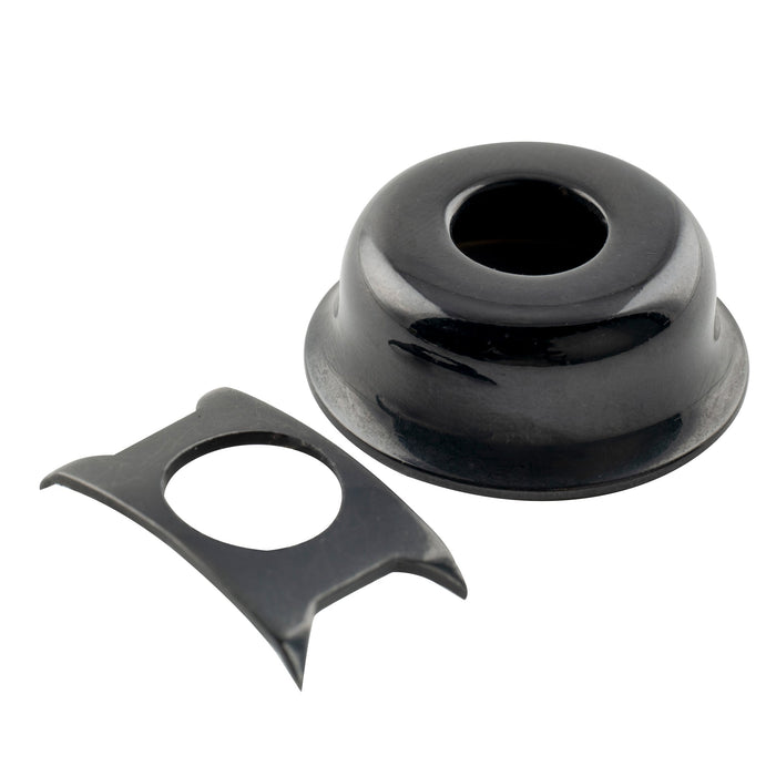 Musiclily Pro Steel Traditional Cup Jack Plate per Chitarra Elettrica Stile Tele 