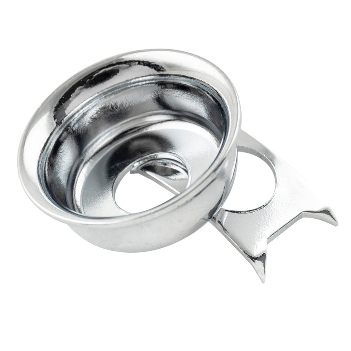 Musiclily Pro Steel Traditional Cup Jack Plate per Chitarra Elettrica Stile Tele 