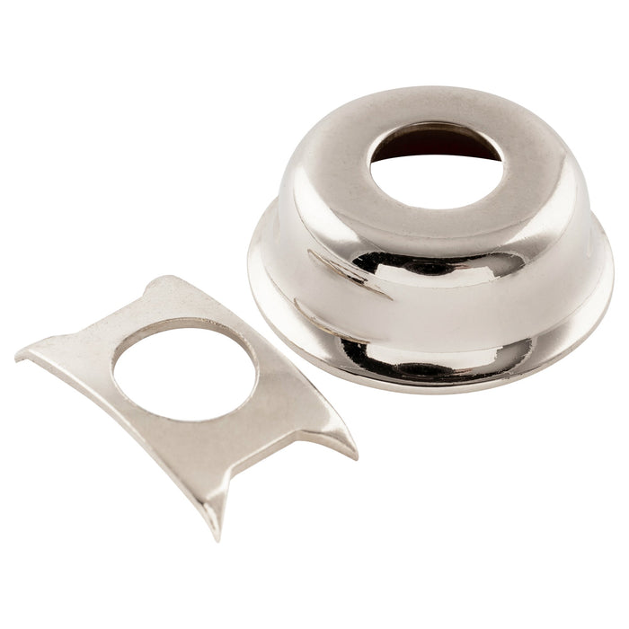 Musiclily Pro Steel Traditional Cup Jack Plate per Chitarra Elettrica Stile Tele 