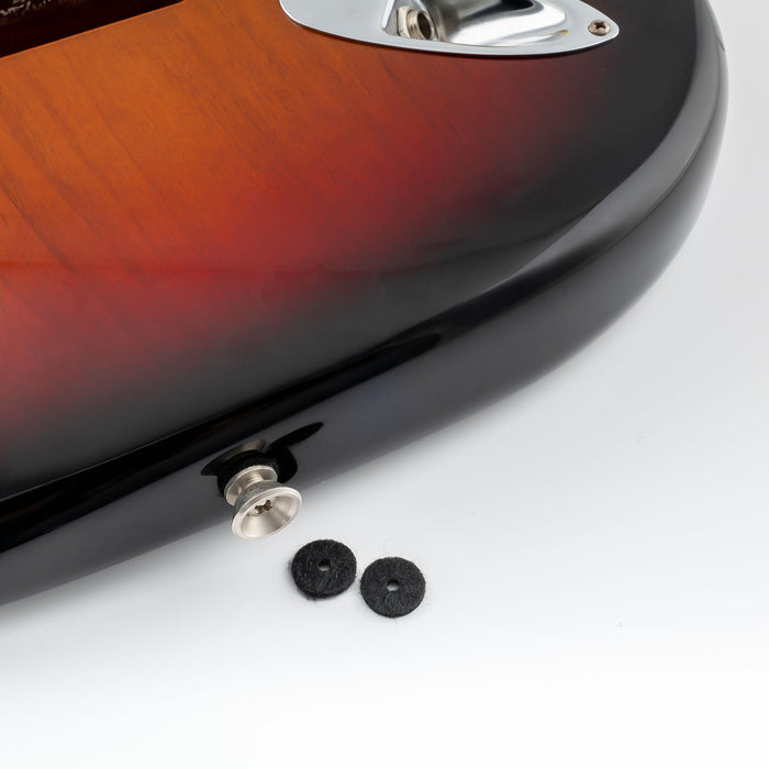 Musiclily Cinturino per chitarra fondamentale, set di 20 fermagli in feltro 