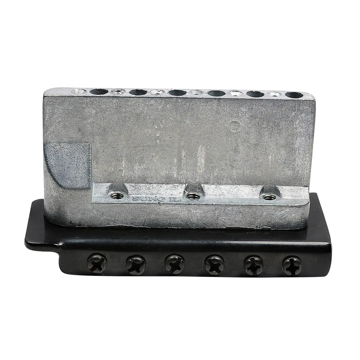 details of musiclily pro 52 5mm 2 point style short block guitar tremolo bridge for squier strat mx1905p