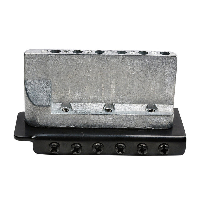 details of musiclily pro 52 5mm 2 point style short block guitar tremolo bridge for squier strat mx1905p