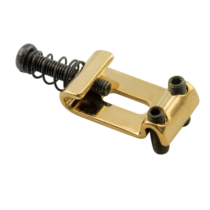 Musiclily Pro 10.5mmピッチ 鋼製 ヴィンテージ トレモロブリッジサドル Stratストラトエレキギター用 ブラック (6個セット)