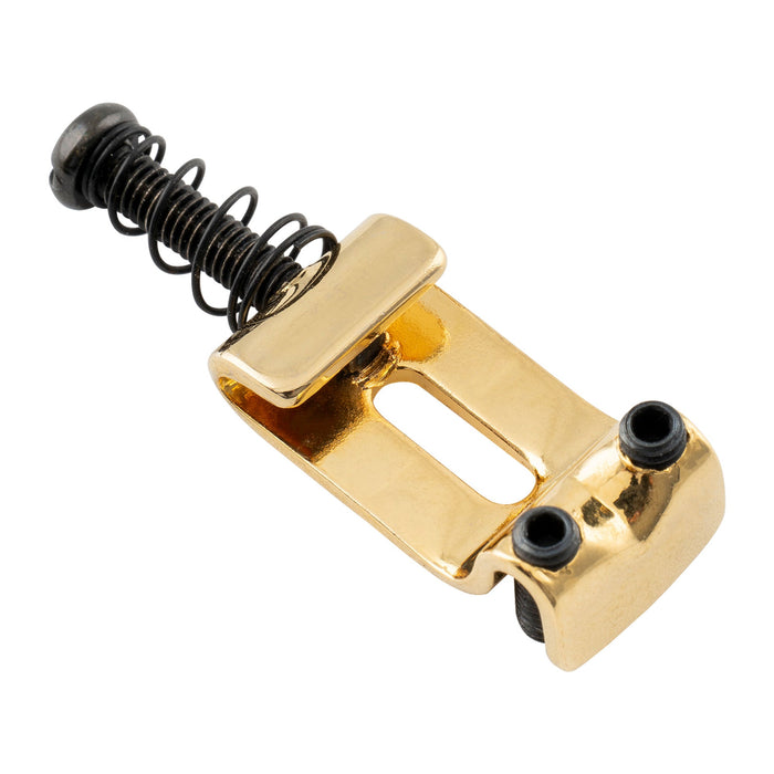 Musiclily Pro 10.8mmピッチ 鋼製 ヴィンテージ トレモロブリッジサドル Stratストラトエレキギター用 ブラック (6個セット)