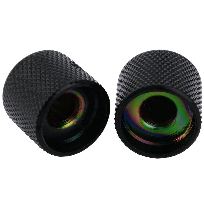 Perilla de control Musiclily Pro de acero de 6 mm con tornillo de fijación para guitarra eléctrica y bajo (juego de 2)