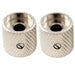 detail of musiclily pro 6mm steel flat top control knob with set screw for electric guitar bass mx1913 2p