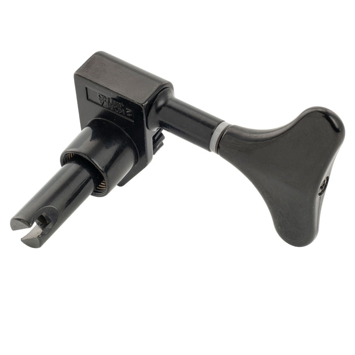 Wilkinson Single 20:1 Ratio Open Gear Machine Head Treble Side Tuner Tuning Peg Key with Y-Style Button for Electric Bass