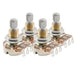 musiclily pro 250k brass thread mini metric coarse 18 spline split shaft pots audio linear taper potentiometers for electric guitar bass mx1933 4