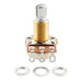 musiclily pro 500k brass thread mini metric coarse 18 spline split shaft pots audio linear taper potentiometers for electric guitar bass mx1935 4 details