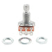 alpha 25k mini metric coarse 18 spline split shaft pots audio linear taper potentiometers for electric guitar bass mx1944 2 details