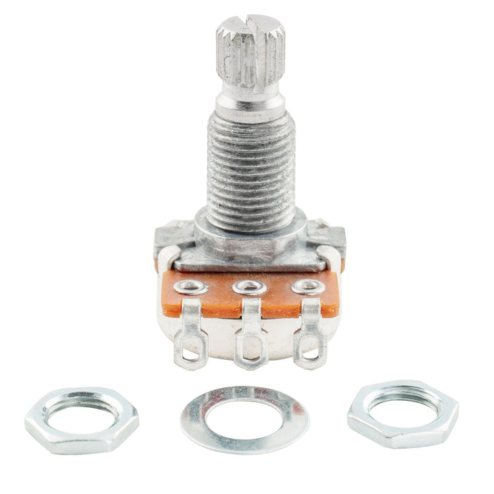 alpha b1meg mini metric coarse 18 spline split shaft pots linear taper potentiometers for electric guitar bass mx1946 2 details