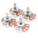 alpha 250k metric coarse 18 spline split shaft pots audio linear taper potentiometers for electric guitar bass mx1947 4
