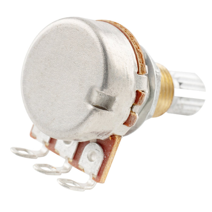 Part of musiclily pro 25k brass thread mini metric coarse 18 spline split shaft pots audio linear taper potentiometers for electric guitar bass mx1955 2