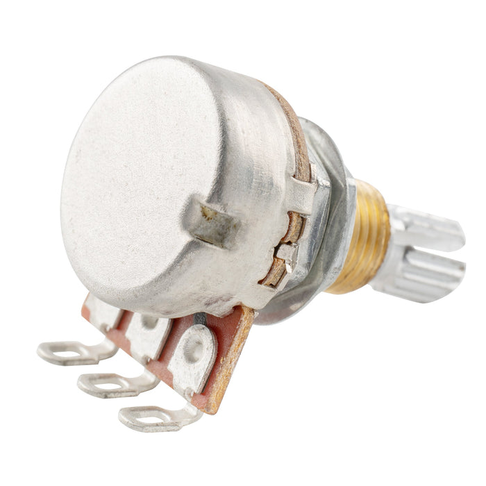 Part of musiclily pro 1meg brass thread mini metric coarse 18 spline split shaft pots audio linear taper potentiometers for electric guitar bass mx1957 2