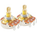 musiclily pro a1meg brass shaft metric coarse 18 spline split shaft pots audio taper potentiometers for electric guitar bass mx1963 2